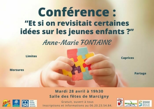 Conférence "Et si on revisitait certaines idées sur les jeunes enfants ?"