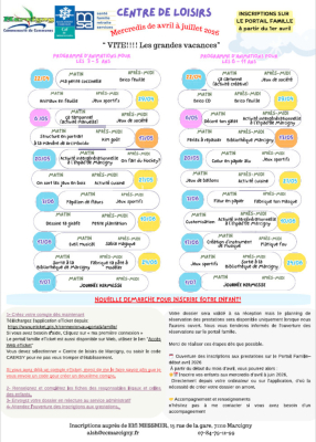 Accueil de loisirs 3- 11 ans