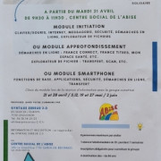 Proposition d'ateliers numériques.