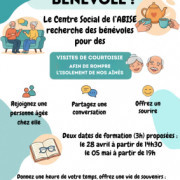 Je romps la solitude d'une personne âgée lors de visites de courtoisie.