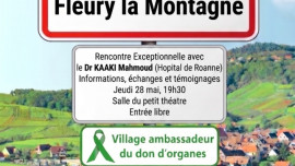 Conférence don d'organes jeudi 28 mai à19h30